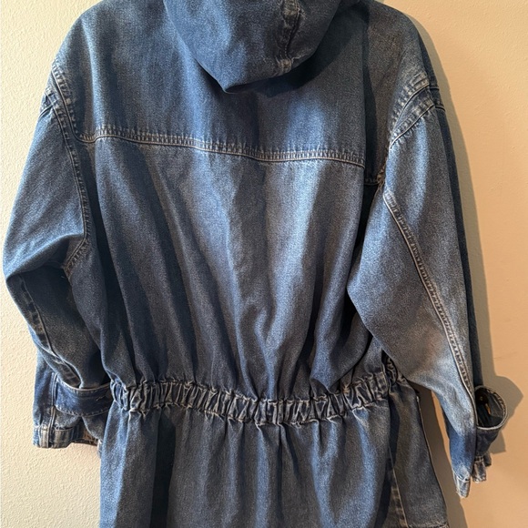 Vintage Leslie Fay Blue and Brown Jean Jacket - Picture 2 of 3